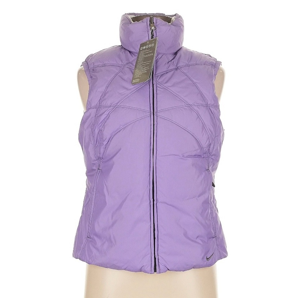 Nike Reversible Purple/White Quilted Puffer Vest